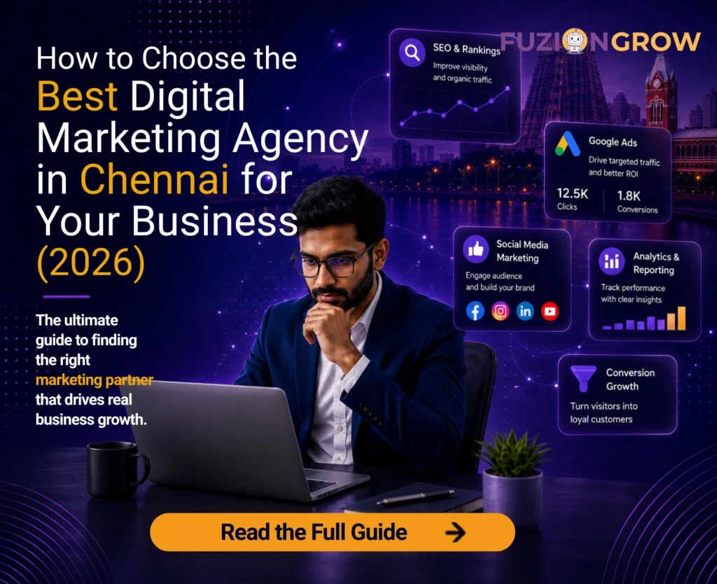 How to choose the best digital marketing agency in Chennai