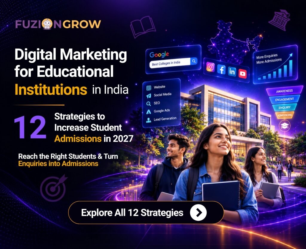 Digital marketing for educational institutions admission funnel from discovery to admission